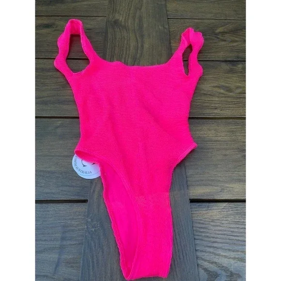 Cleonies Swim Australia Strech One Size Pink bathing suit free people